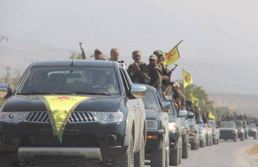 ABD askeri korudu, Esed izin verdi bin 500 terörist Afrin'e girdi!