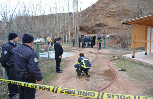 Aksaray'da yanmış erkek cesedi bulundu !
