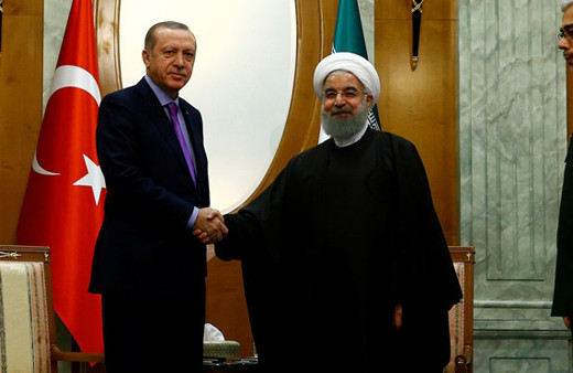 Cumhurbaşkanı Erdoğan, Ruhani ile görüştü