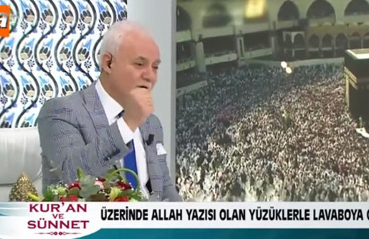 Nihat Hatipoğlu cevapladı 'Üzerinde Allah yazısı olan yüzüklerle lavaboya girilir mi?'