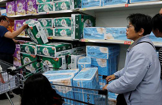 Tayvan'da tuvalet kağıdı krizi