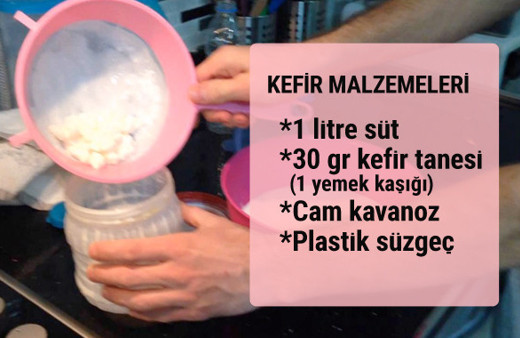 Kefir evde nasıl yapılır? Maranki'nin kefir tarifi
