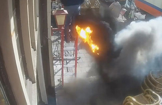 Yeraltından gelen alev şaşkına çevirdi!