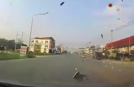 Dehşet anı! Paramparça oldu