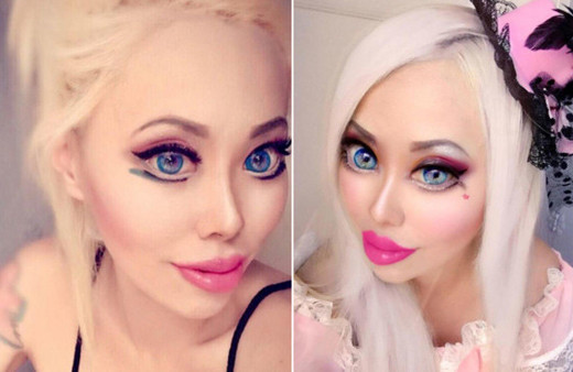 Barbie bebeğe benzemek için bunu da yaptırdı!