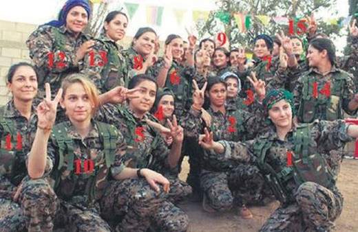 Bu fotoğraftaki kızların hepsi öldürüldü! PKK'nın kirli oyunu...