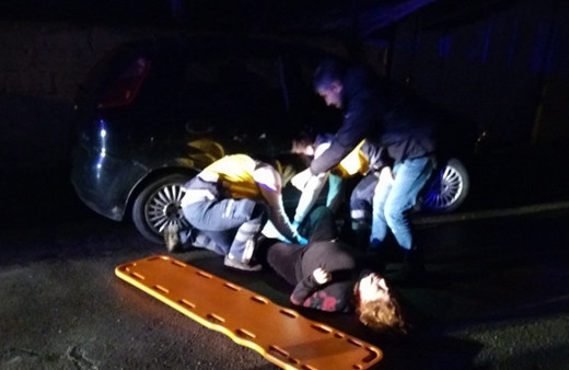 5. kattan atlayan Gürcü kadının inanılmaz kurtuluşu