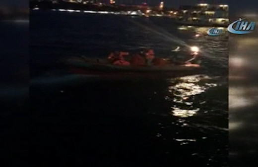 Denizde can pazarı kamerada