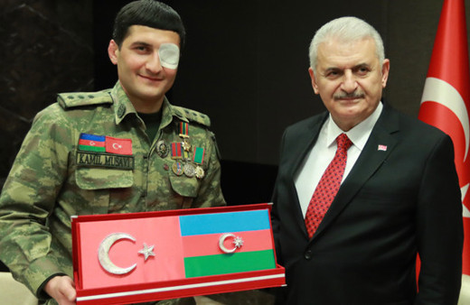 Azerbaycanlı gaziden Başbakan Yıldırım'a Afrin mesajı