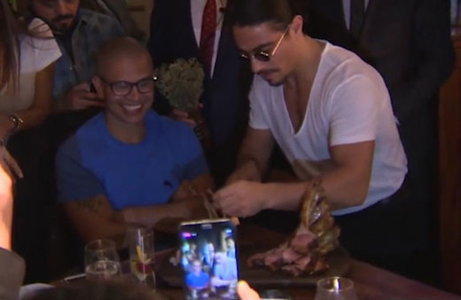 Alex de Souza'nın Nusr-et keyfi