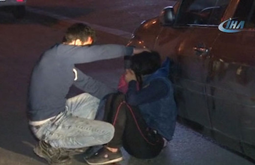 Konya'da karı kocaya yol ortasında borç dayağı