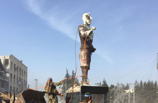 Afrin'de Kawa heykel devrildi Kawa heykelinin anlamı ne teröristler için neden önemli?
