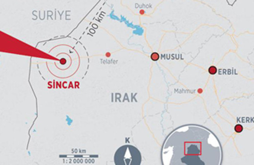 Sincar nerede Sincar'da kimler var neden önemli Sincar haritasına bakın!