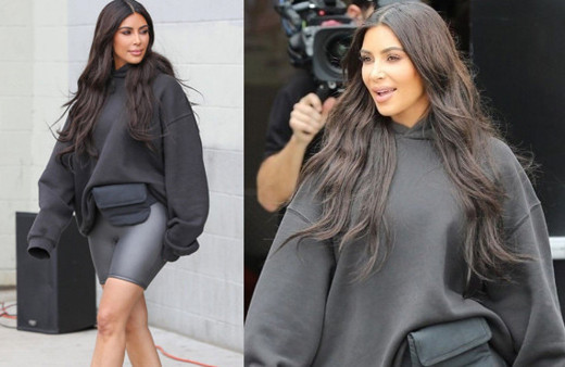 Kim Kardashian okul çocuğu gibi