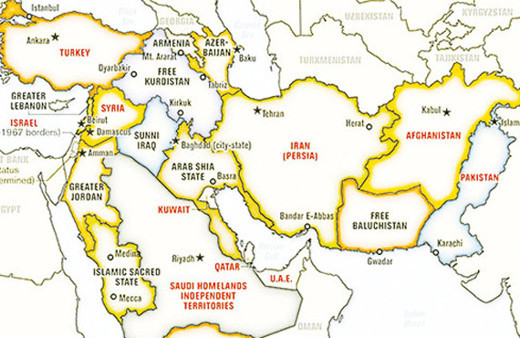 ABD bu yüzden Afrin'e seyirci kalmış! Şok haritada Türkiye de var