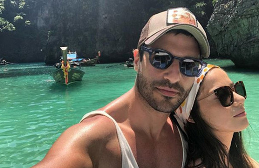 Özge Gürel ve Serkan Çayoğlu'ndan cennetin fotoğrafı!