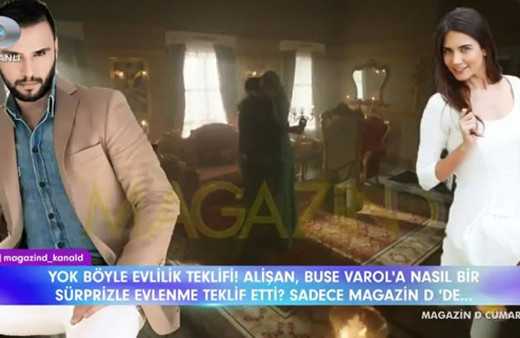 Alişan'dan Buse Varol'a  olay evlilik teklifi! 