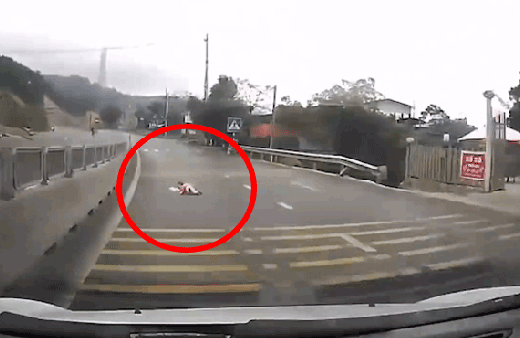 Otoyolda akıl almaz olay! Sürücüler son anda fark etti