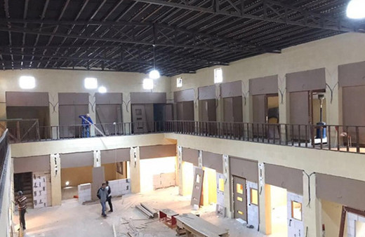 Avlu dizisi çekimleri için dev plato kuruldu!