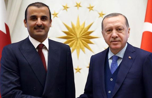 Cumhurbaşkanı Erdoğan, Katar Emiri ile görüştü
