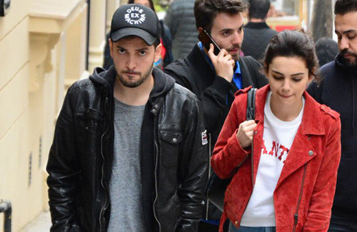 Oğuzhan Koç ve Yağmur Tanrısevsin kameraları görünce...