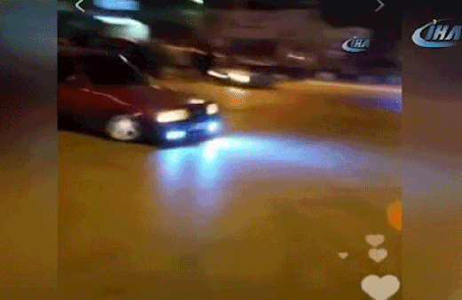 Drift çılgınlığı facia ile bitti!