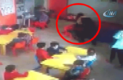 Anaokulunda skandal görüntüler! Soruşturma başlatıldı