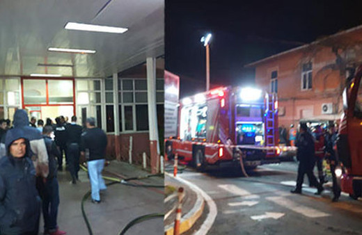 Çapa'da yürekleri ağza getiren yangın!