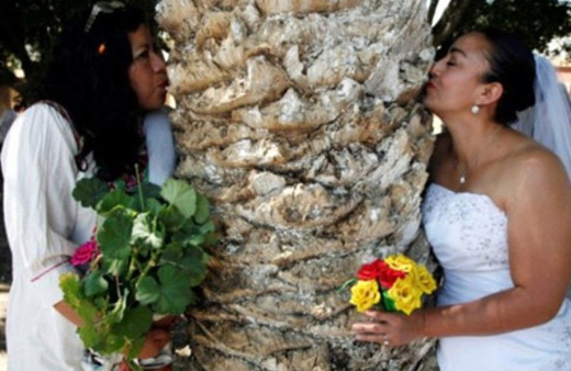 Şaşkına çeviren evlilik! Görenler 'yok artık' diyor