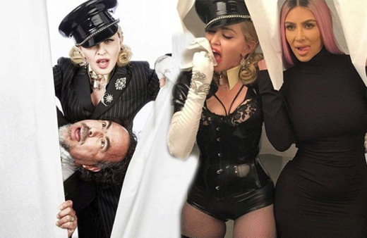 Madonna'nın Oscar partisinden olay kareler!