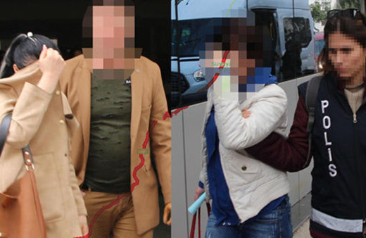 Utanmadan gazetecilere küfür ettiler: Şehirler arası fuhuş çetesi!