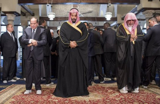 Prens Selman ve Sisi'nin bu görüntüsü olay oldu!