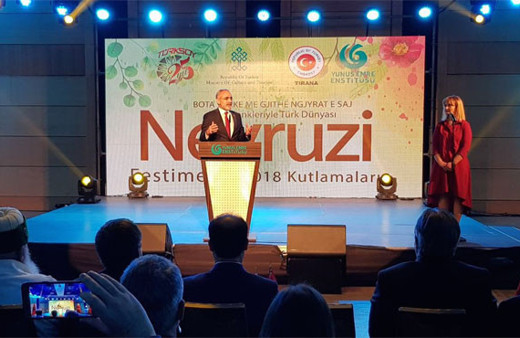 Yalçın Topçu Tiran'da Tüm Renkleriyle Türk Dünyası kutlamalarına katıldı