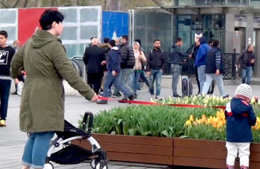 İstanbul'un göbeğinde hayrete düşüren manzara!