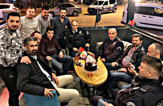 Kavga ihbarına giden polislere sürpriz