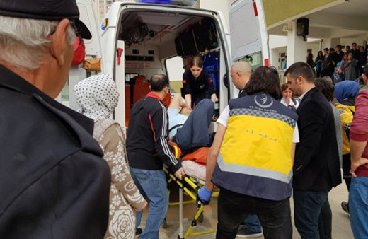 Bursa'da polis memuru veli okulda dehşet saçtı!