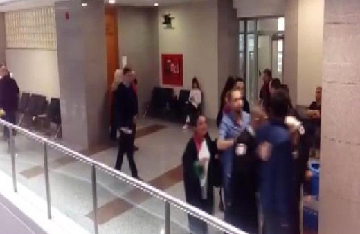 Metrobüste taciz etmişti duruşma sonrası ortalık karıştı