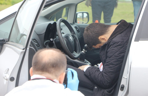 Trabzon'da araç içerisinde böyle bulundu