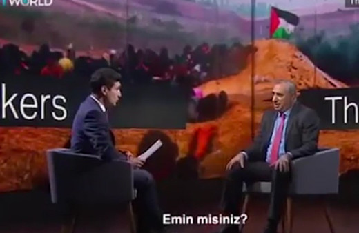 TRT sunucusu sordu İsrail Büyükelçisinin zor anları