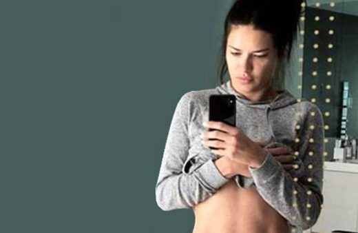 Adriana Lima'dan sınırları zorlayan paylaşım!