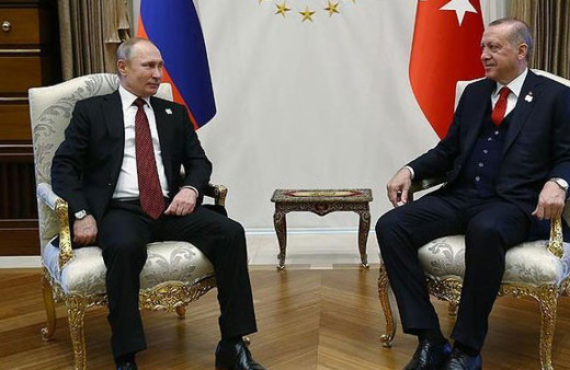 Cumhurbaşkanı Erdoğan Putin'le görüştü