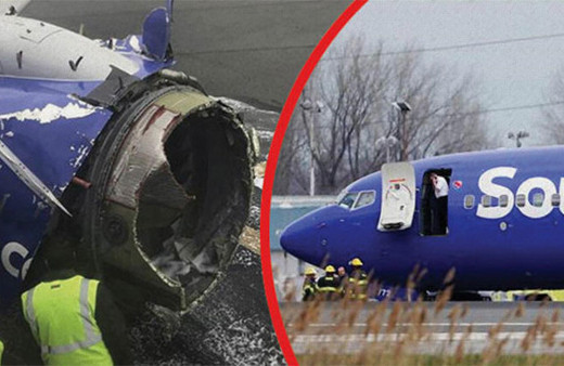 Uçakta dehşet: Motordan kopan parça yolcuyu öldürdü!