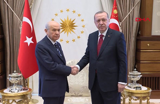 Kritik görüşme başladı Erdoğan - Bahçeli zirvesinden ilk görüntüler geldi