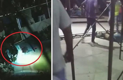 Tecavüzcüyü timsahların önüne attılar