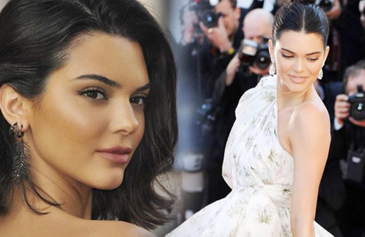 Böylesi görülmedi ağız burun değil Kendall Jenner göğüs uçlarından