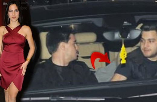Zehra yeni sevgilisiyle yakalanınca arka koltuğa saklandı