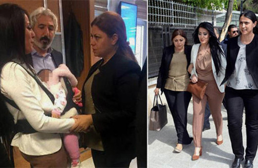 Ayşe Çelik bebeğiyle cezaevine girdi!