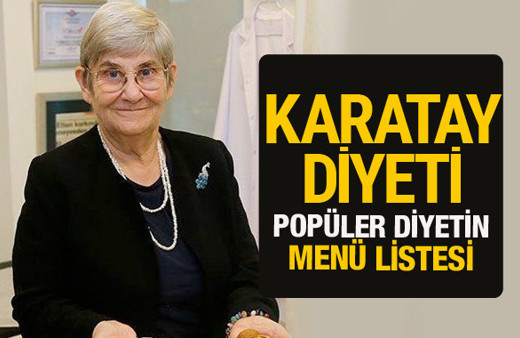 Canan Karatay diyeti kaç kilo verdiriyor kitabındaki diyet listesi 