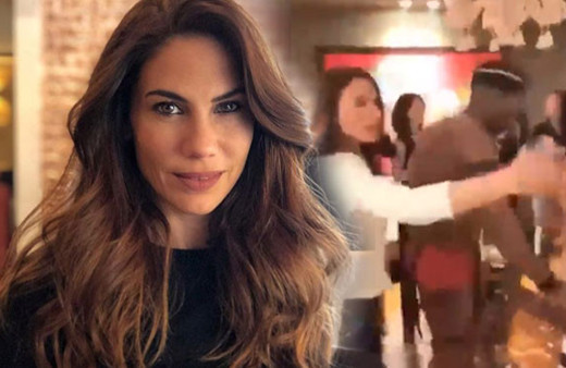 Olay görüntüler! Zeynep Beşerler yarı çıplak siyahi bir erkekle...