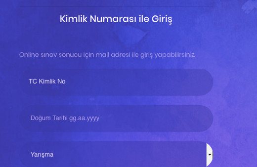 Ufka Yolculuk sınav sonuç bilgisi online sorgulama linki-2018